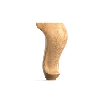 Cabriole leg curved hardwood Classic style (1 PC)